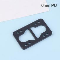 1Pc Black Pu Longboard Riser Pads Skateboard Shock Pads For Truck Mounting Hardware Adults Kids Outdoor Sports Tool white