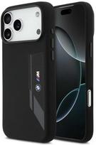 Dėklas BMW M Silicon Vertical Logo MagSafe do iPhone 17 Pro Max juoda