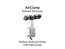 Gaahleri AirClamp Element XIII prisukamas aerografo laikiklis, CNC aliuminis