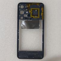 Samsung Galaxy A16 5G A166 vidurinis rėmelis + baterijos galinis dangtelis Galinis dangtelis su kameros objektyvu Pakeisti Only Frame Blue gray