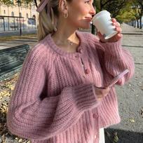 Womens Solid Color Knit Cardigan Sweater Coat Loose Fit Long Sleeve S