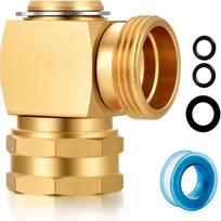Solid Brass Hose Swivel Elbow 90 Degree Hose Kink Protector High Quality Elbow Connector