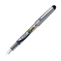 Pilot V-Pen Disposable Fountain Pen Fine Nib Black Ink 10-Pack Direct from Japan juoda