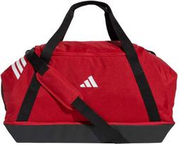 Krepšys adidas Tiro Duffle Large su apatine skyriumi raudona JY7950