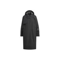 Adidas FOS Future Style Logo Solid Color Loose Outdoor Long Hooded Jacket Women Jacket KC2707 S