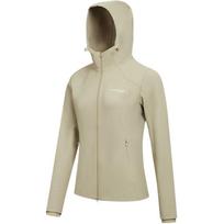 Saucony Comfortable Skin-Friendly Solid Color Hooded Zipper Jacket Unisex jackets Khaki SA1269WJ21L-GE227 S beige