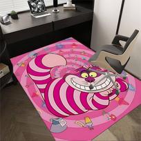 1 vnt. Alisa Stebuklų šalyje kilimas itin minkštas, storas ir sugeriantis, neslystantis, skalbiamas mašinoje, kilimėlis prieškambariui 60cm by 90cm pink