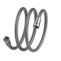 1.5/2 Meter Anti Winding Handheld Shower Hose Universal Interface GI/2 Shower Tube Flexible High Pressure Bath Shower Nylon Pipe gray