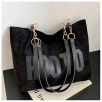Women's Canvas Shoulder Bags Eco Reusable Solid Colour Shopper Fashi Large Capacity Handbags Casual Simple Bag for Students gray