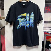 Vintage 1990s Death Metal Band T Shirt Crusade of Brutality Deadstock RARE Sz L L gray