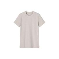 UNIQLO SS24 U Series Solid Color Crew Neck Short Sleeve Regular T-Shirt Women Tops Beige 465754-31 M gray