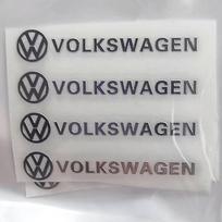 Automobilio logotipas Metalinės lipdukų dekoracijos Emblema Volkswagen GOLF 5 Tiguan Polo Golf 6 Golf 7 Jetta Magotan Bora Scirocco T-ROC Beetle xhcv40 gray