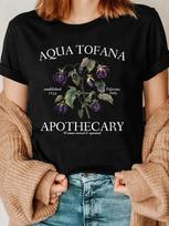 Aqua Tofana Apothecary Botaninis T-shirt XXL gray