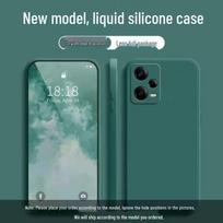 Redmi Note 12 Pro Solid Color Liquid Silicone Anti-Drop Soft Case Redmi Note 12 Pro [1 Case]
