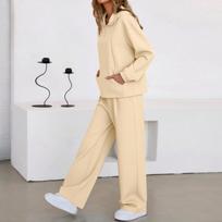 Two Piece Sets For Women Casual Loose Long Sleeve Shirts And High Waisted Drawstring Shorts Tracksuit Fall Outfits L ruda