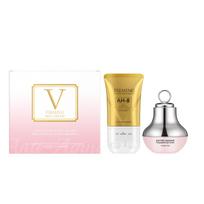 AH-8 Firming Skin Care Set Electric Massage Roller Polypeptide Anti Aging Lifting Tighten Brighten Skin Face Neck Eye Care Kit white