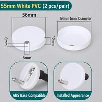 55/60/65mm Tualeto vyrio dangtelis Pakeičiamas tualeto varžto dangtelis Dekoratyvinis varžto dangtelis Tualeto remontas 65mm-Stainless Steel