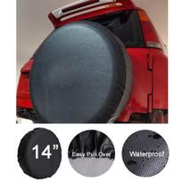 14 colių automobilio atsarginės padangos dangtis valties priekaba RV padangos ratų dangtelis, skirtas Honda CRV 205/70R15 vasarinės žieminės padangos apsaugai 14inch gray