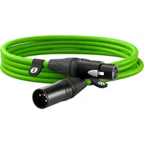 RØDE XLR3M-G garso laidas 3 m XLR Žalias