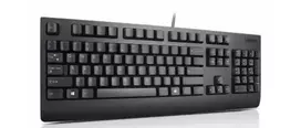Lenovo 4X30M86893 klaviatūra universali USB QWERTZ vokiška juoda