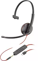 HP Poly Blackwire C3215 Monofoninė ausinė su dėklu (Bulk), laidinė, biurui/skambučių centrui, 87 g, ausinė, juoda
