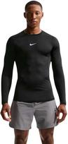 Vyriški Nike Dri-FIT Pro ilgomis rankovėmis marškinėliai, juodi