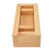 Sushi Press Mould Wooden Rectangular Rice Roll Mould Sushi Making Tool for Home Kitchen Restaurant brown