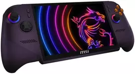 MSI Claw 8 EX AI+ CG3EM-046PLY nešiojama žaidimų konsolė 20,3 cm (8") 1 TB jutiklinis ekranas Wi-Fi Violetinė