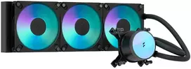 Fractal Design Vandens aušinimas | Radius 360 RGB | Juodas | Intel, AMD