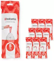 Brabantia Šiukšlių maišai PerfectFit dydis B 5L 200vnt 10x20 100314