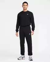 Nike Džemperis Vyrams M Nk Club Ft Crew Juodas FN3888 010