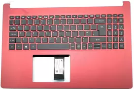 Acer A315-22 Klaviatūra (UK-ENGLISH) UMA & Upper Cover (Raudonas)