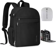K&F Concept fotoaparato kuprinė 15 l su skyriumi nešiojamajam kompiuteriui iki 14 col., KF13.223
