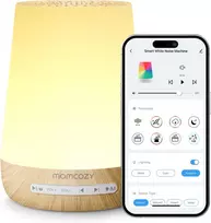 Momcozy baltojo triukšmo aparatas kūdikiams su 34 garsais ir 7 spalvų lempute M21FWDB03