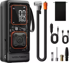WOLFBOX nešiojamas oro kompresorius padangoms 150 PSI, 12000 mAh, MegaFlow24-NEW