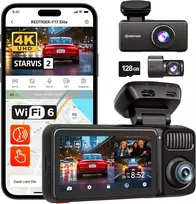REDTIGER automobilinis vaizdo registratorius 3 kanalų 4K su GPS ir 128GB kortele F17 Elite