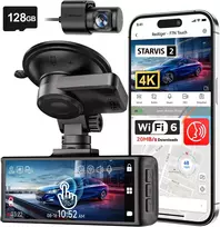 REDTIGER automobilinis vaizdo registratorius F7N TOUCH, 4K + 1080p, GPS, Wi-Fi, 64GB