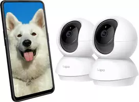 TP-Link Tapo vidaus Wi-Fi kamerų rinkinys C200P2, 1080p, pasukamas 360°, 2 vnt.