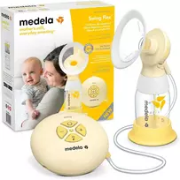 Medela elektrinis viengubas laktatorius Swing Flex su PersonalFit Flex piltuvėliais 101046378