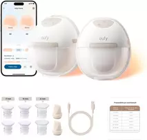 eufy nešiojamas elektrinis šildomas pientraukis E20 T6060, 150 ml, 300 mmHg