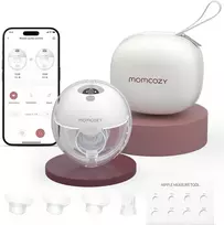 Momcozy belaidis elektrinis pientraukis M5, valdomas programėle, 24 mm, pilkas