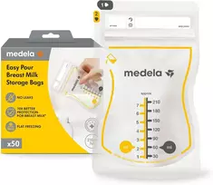 Medela motinos pieno laikymo maišeliai Easy Pour, 210 ml, 50 vnt., 101046331