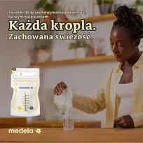 Medela Easy Pour vienkartiniai pieno laikymo maišeliai 210 ml, 100 vnt., 101046322