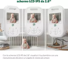 LeapFrog elektroninė auklė su 2,8 col. IPS ekranu, pasukama kamera ir naktiniu matymu LF2513