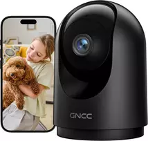 GNCC vidaus Wi-Fi stebėjimo kamera 2K, 3 MP, 360°, naktinis matymas, P5B