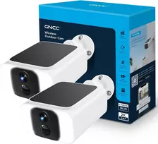 GNCC lauko stebėjimo kamera su saulės skydeliu 2K Wi-Fi, 2 vnt., GW20-2