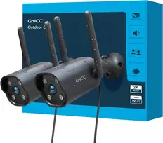 GNCC lauko apsaugos kamera 2K Wi-Fi su naktiniu matymu ir judesio aptikimu GT1PRO-B-2