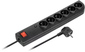 Listwa Apsaugos juostelė viršįtampiams 6xz/u 5m juoda PSF4-605-2