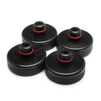 Tesla silikoninis kėlimo atraminis taškas Adapteris Modeliams 3, Y, S, X Su laikymo maišeliu - 4 vnt. Transporto priemonės remonto įrankiai 4pcs No Box black