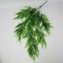 Artificial Plants Hanging Fake Macrame Fern Succulent Green Wall Decoration 1pcs black